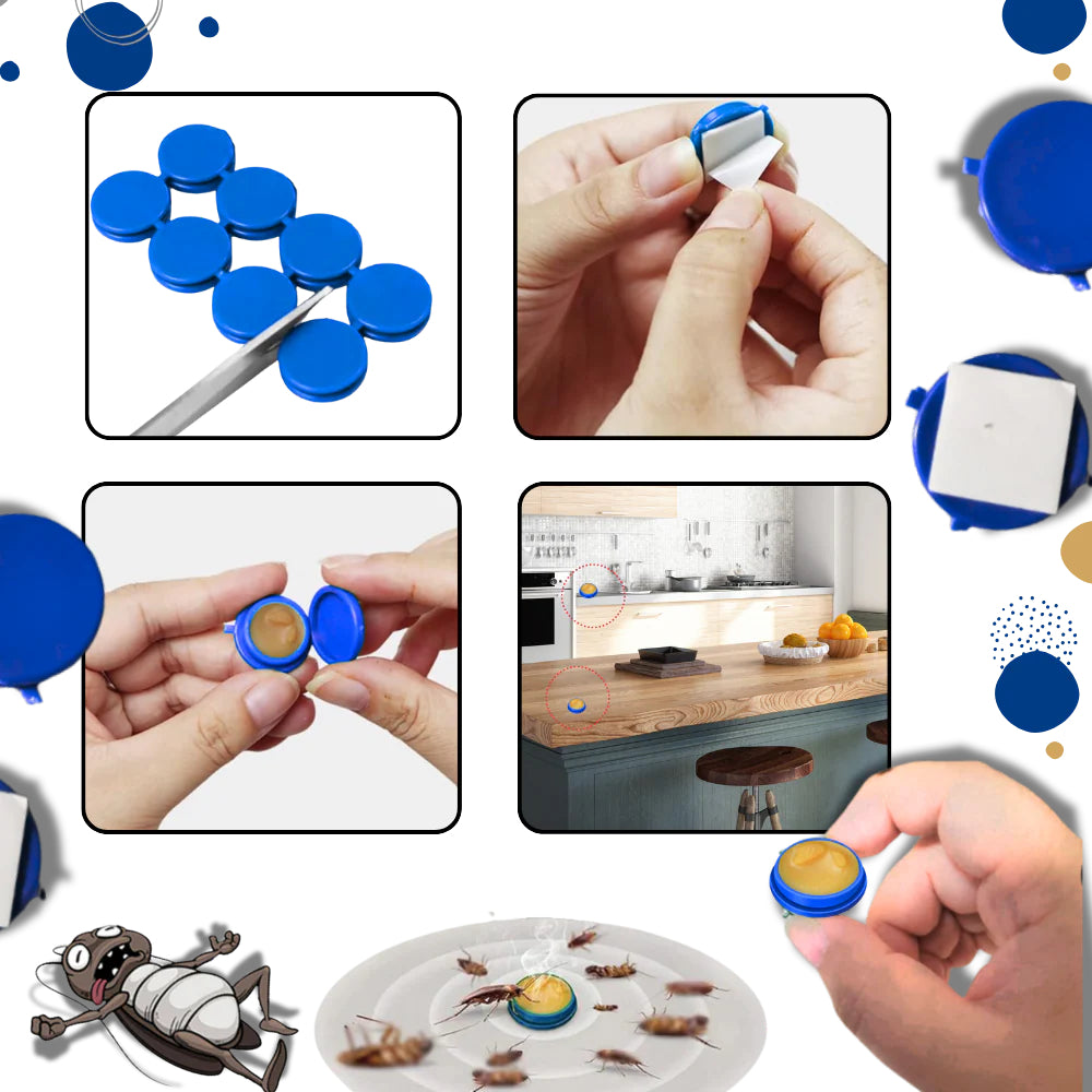 Pułapka na Karaluchy Bezwonna Żelowa Stacja Przynęt Eliminująca