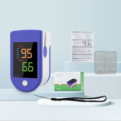 Pulsoksymetr Napalcowy Cyfrowy Ekran LED