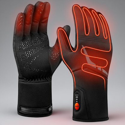 Heated Battery-Powered Ski Gloves Winter Sports