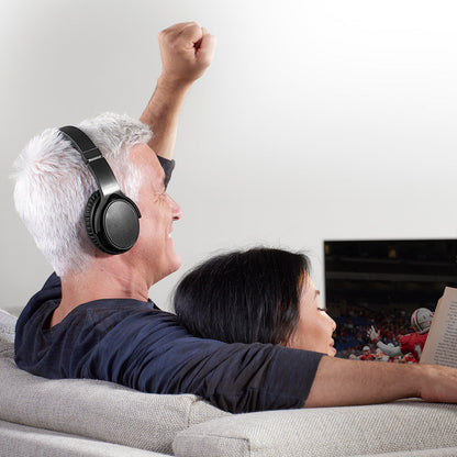 Słuchawki bezprzewodowe UHF TV Stereo Bez WiFi Bluetooth 1