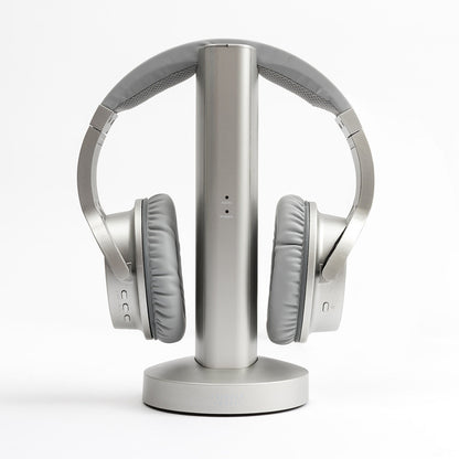 Słuchawki bezprzewodowe UHF TV Stereo Bez WiFi Bluetooth 12