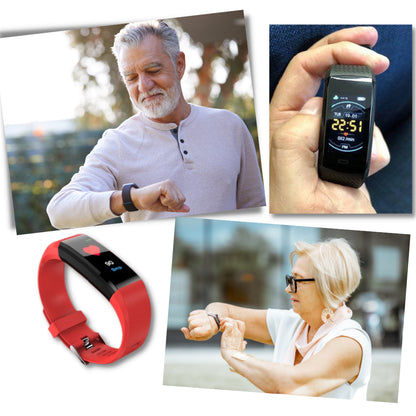 Senior Smartwatch LED Display Health Monitoring