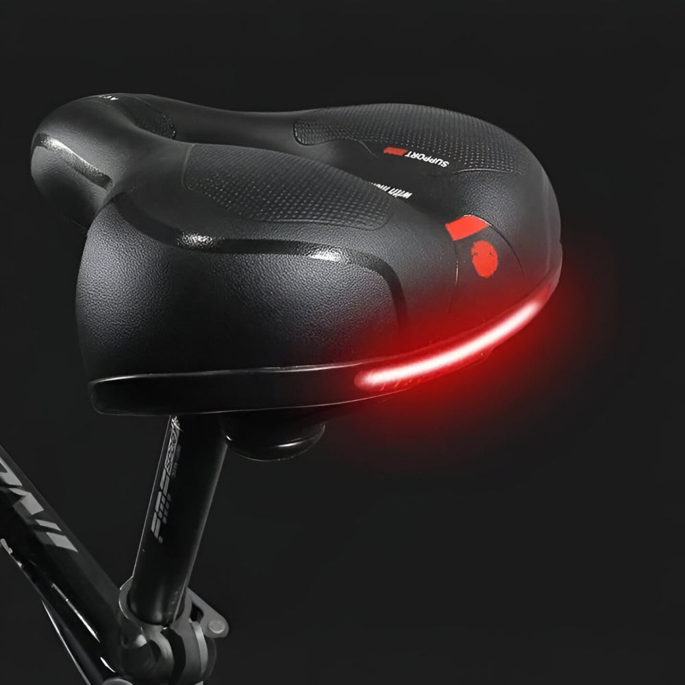 Siodełko Rowerowe Amortyzujące Szerokie Uniwersalne