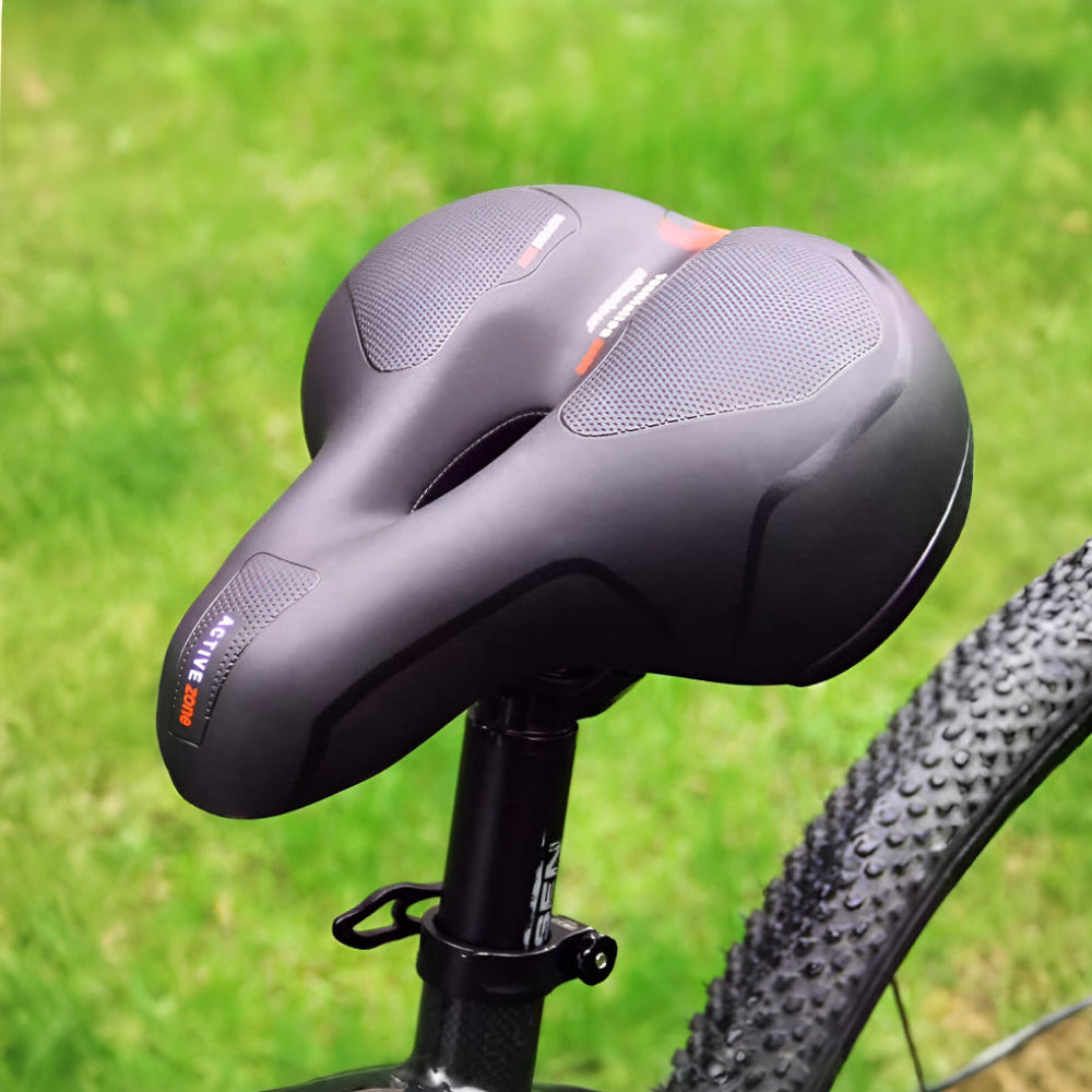 Siodełko Rowerowe Amortyzujące Szerokie Uniwersalne