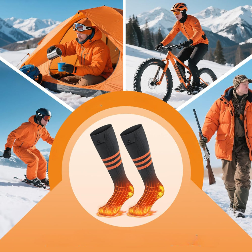 Skarpetki Grzewcze Zdalne Sterowanie Outdoor Zima