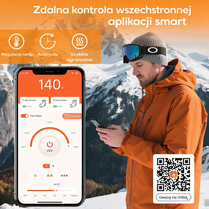 Skarpetki Grzewcze Zdalne Sterowanie Outdoor Zima