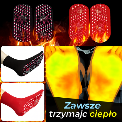 Skarpetki Kompresyjne Turmalinowe Masażowe Krążenie Ból Stóp