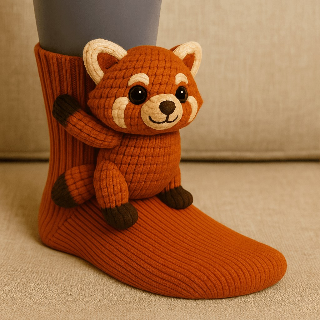 Non-Slip Home Socks Animal Floor Design