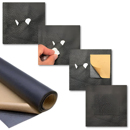 Skórzana Łatka Samoprzylepna Naprawa Mebli Tapicerki