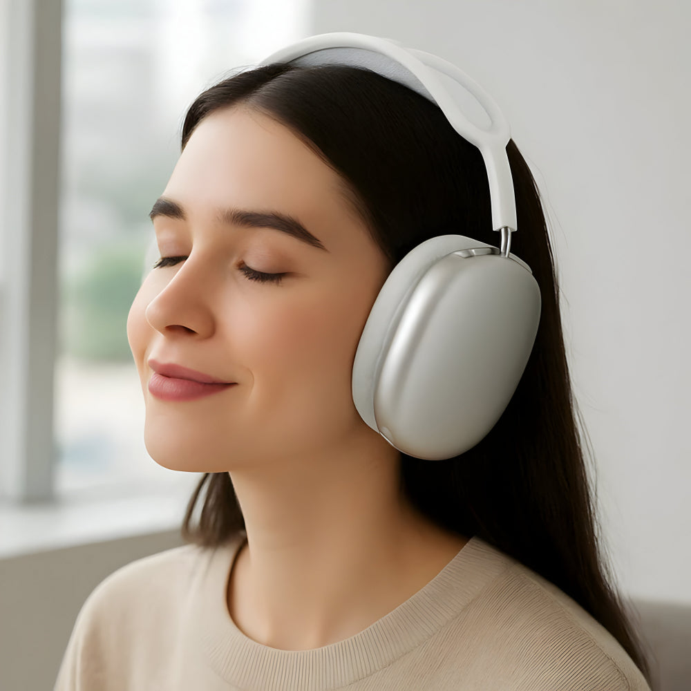 Słuchawki Bezprzewodowe Nauszne ANC Głęboki Bas
