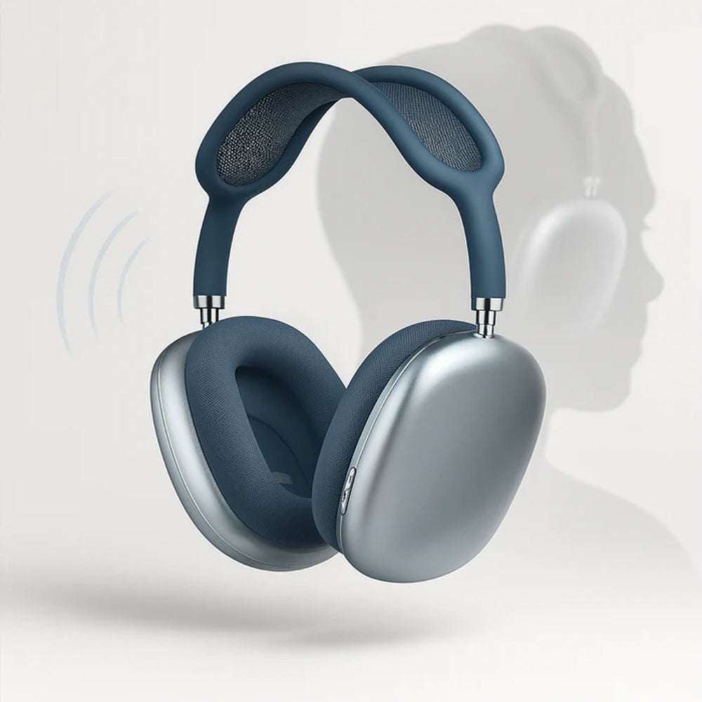 Słuchawki Bezprzewodowe Nauszne ANC Redukcja Hałasu Audio Premium