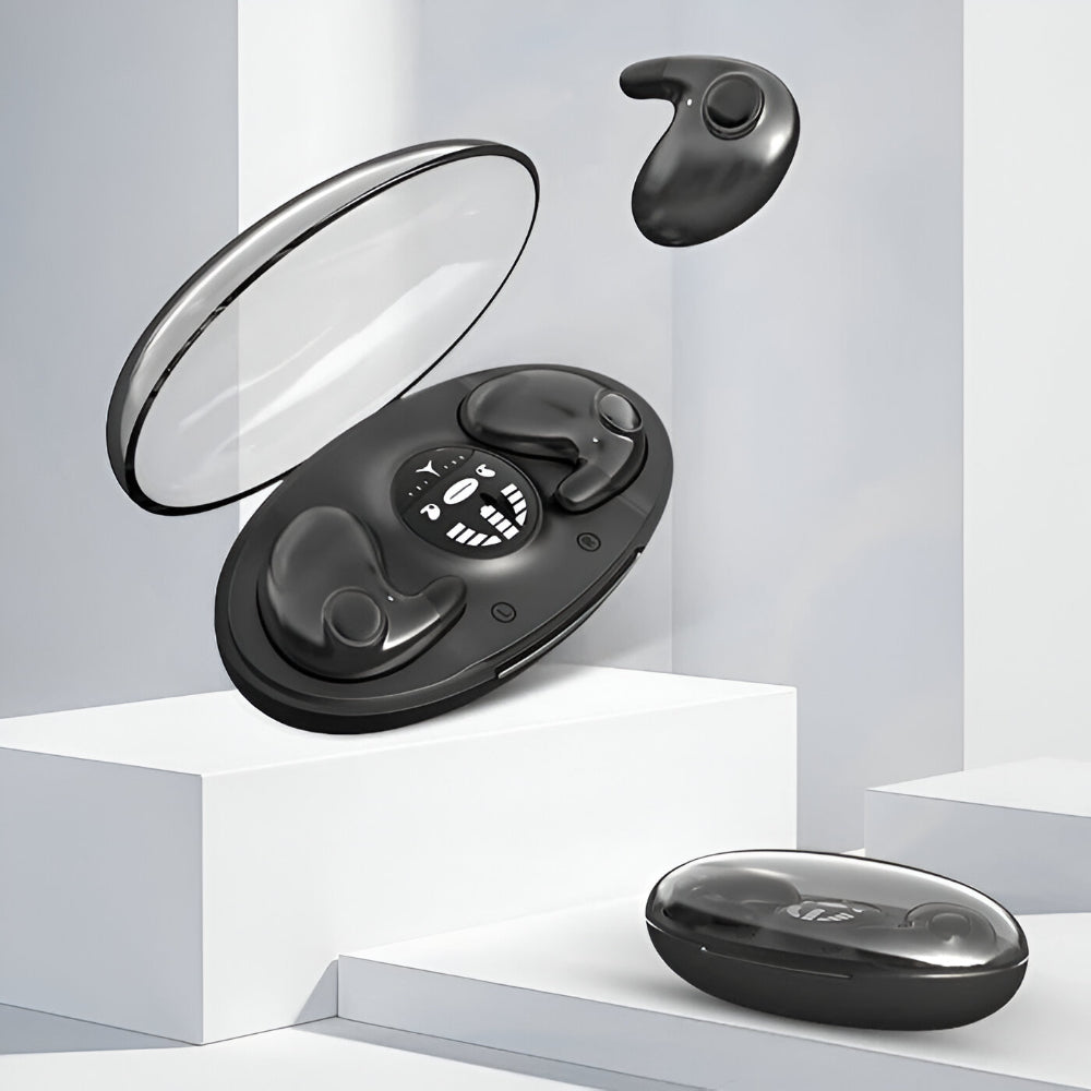 Słuchawki Bluetooth Bezprzewodowe Douszne Ultralekkie Redukcja Hałasu