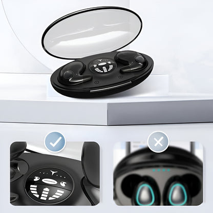 Słuchawki Bluetooth Bezprzewodowe Douszne Ultralekkie Redukcja Hałasu