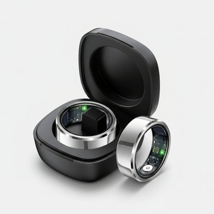 Smart Ring Monitor Tętna Stalowy Wodoodporny Fitness 5