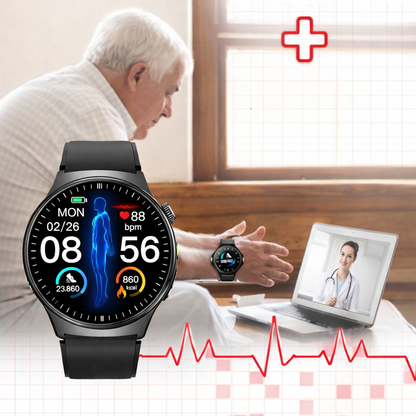 Health Smartwatch EKG Blood Pressure Oxygen Sports