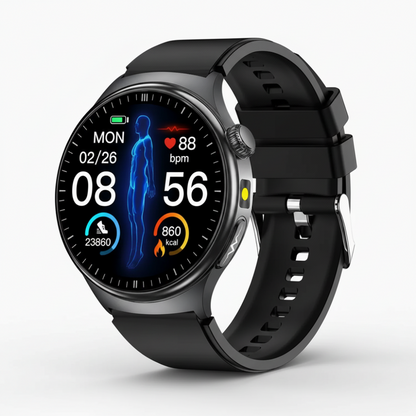 Health Smartwatch EKG Blood Pressure Oxygen Sports