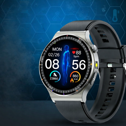Health Smartwatch EKG Blood Pressure Oxygen Sports