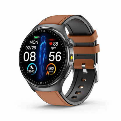 Health Smartwatch EKG Blood Pressure Oxygen Sports
