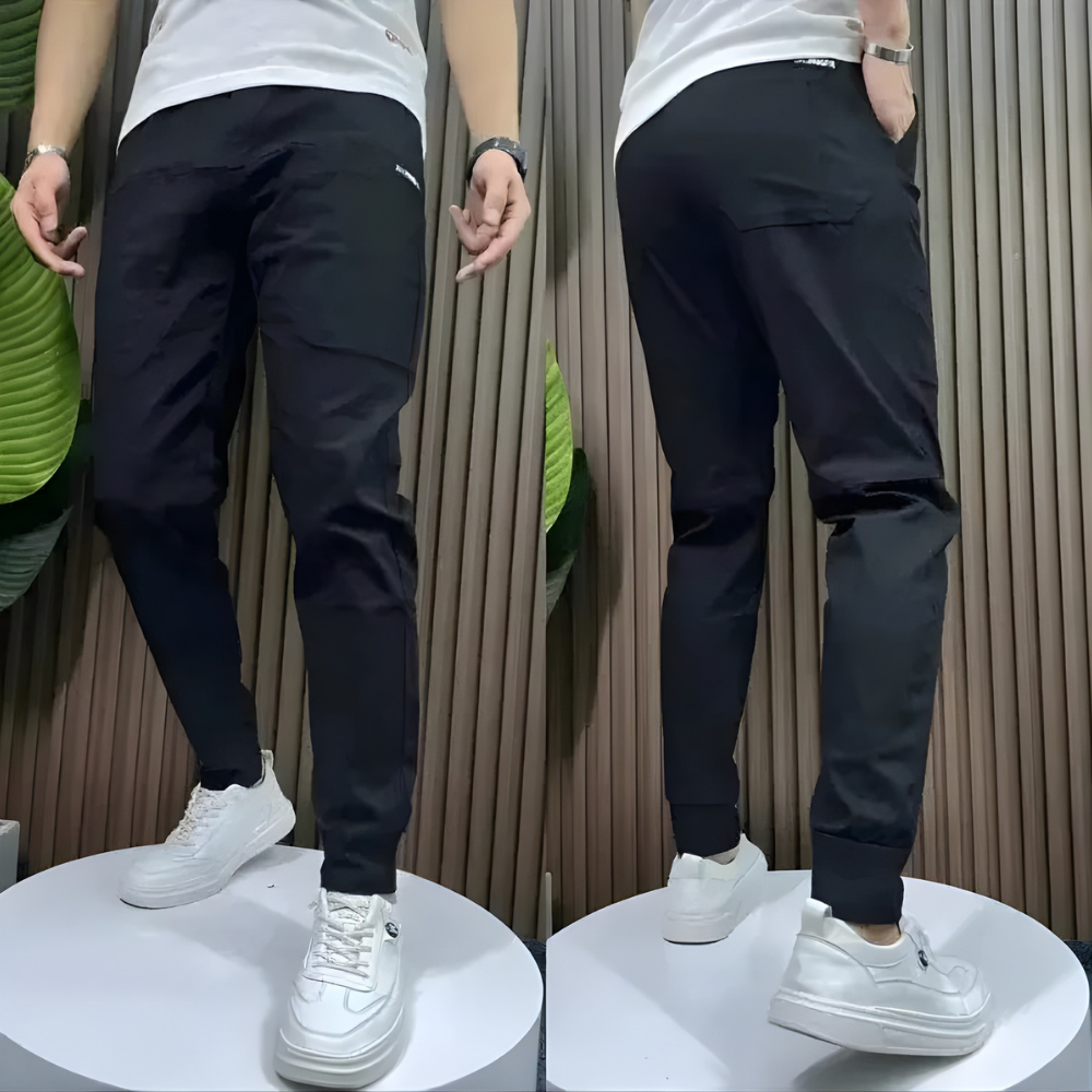 Men's Casual Elastic Cargo Multi-Pocket Pants
