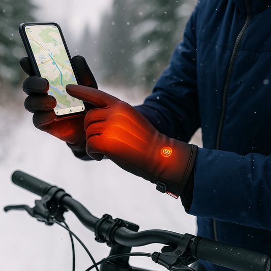 Sportowe Rękawice Zimowe Dotykowe Zewnętrzne