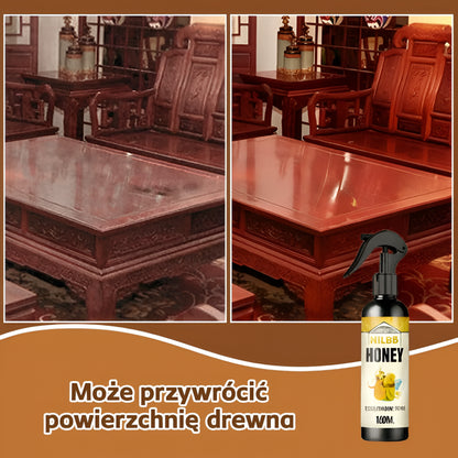 Środek do Czyszczenia Drewna Naturalny Wosk Pszczeli w Sprayu