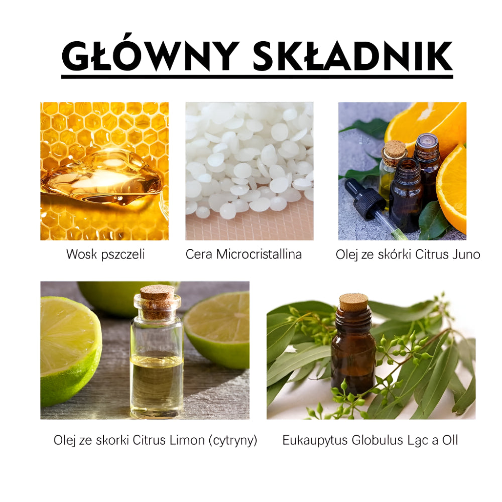 Środek do Czyszczenia Drewna Naturalny Wosk Pszczeli w Sprayu