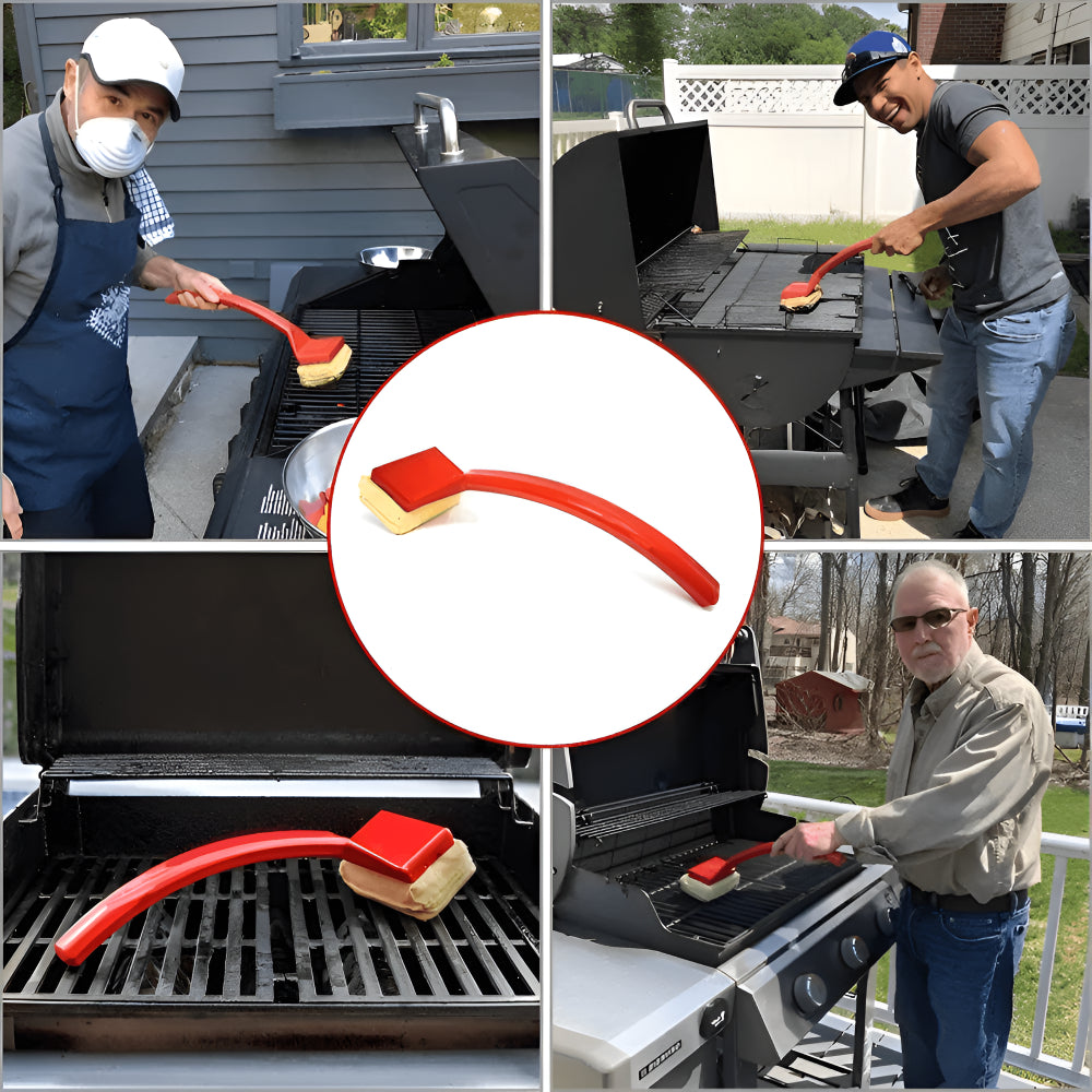 Szczotka Grillowa Parowa Czyszczenie Długa Rączka