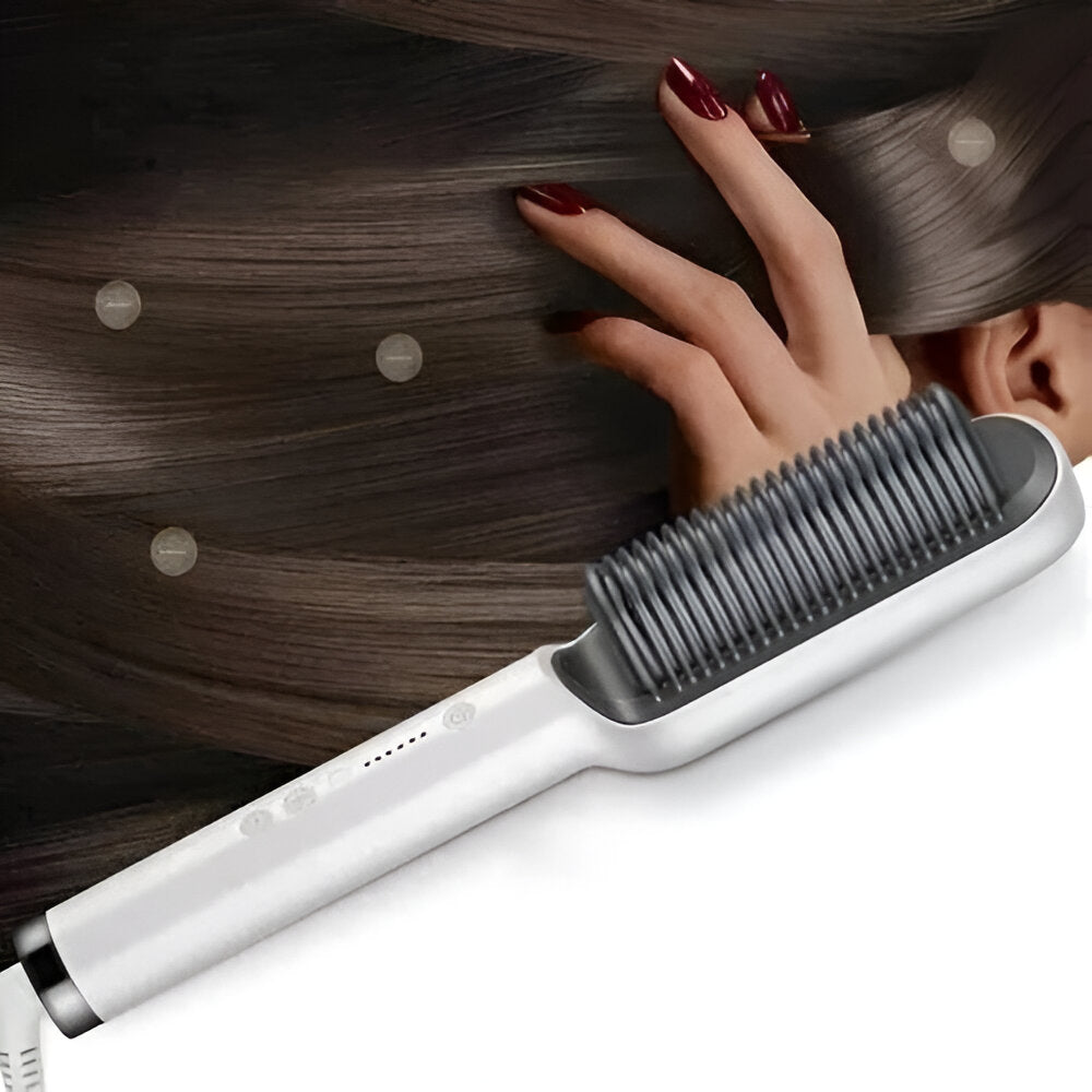 Ion Hair Straightening Brush Electric Hair Styling
