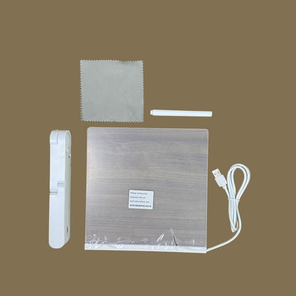 Tablica LED Dziecięca Akrylowa Rysunkowa Podświetlana