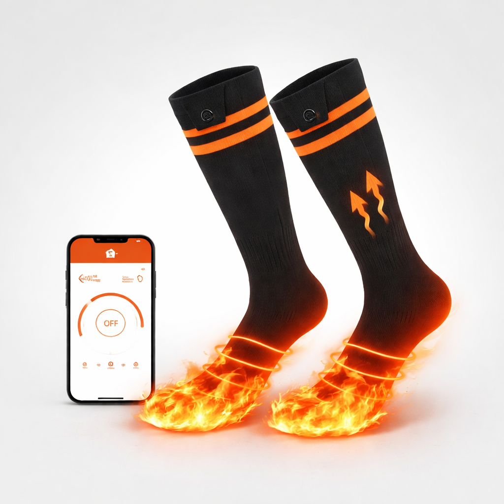 Remote Controlled Heating Socks Outdoor Winter