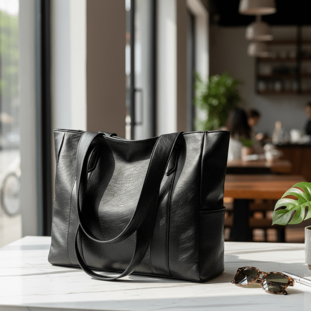Women's Leather Shopper Bag Elegant Large Mothers Day