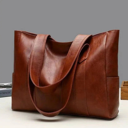 Women's Leather Shopper Bag Elegant Large Mothers Day