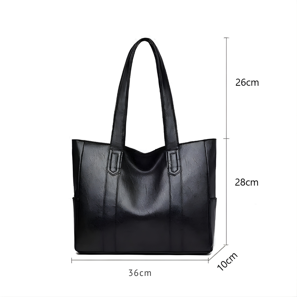 Women's Leather Shopper Bag Elegant Large Mothers Day