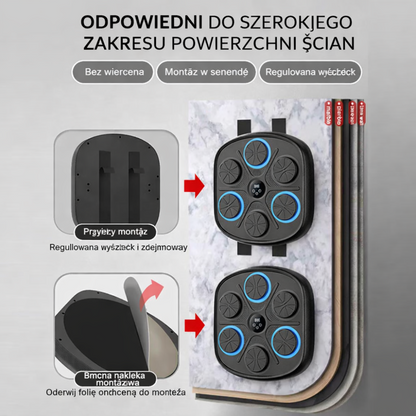 Trener Bokserski Refleksu Regulowany Zestaw Treningowy Domu 5
