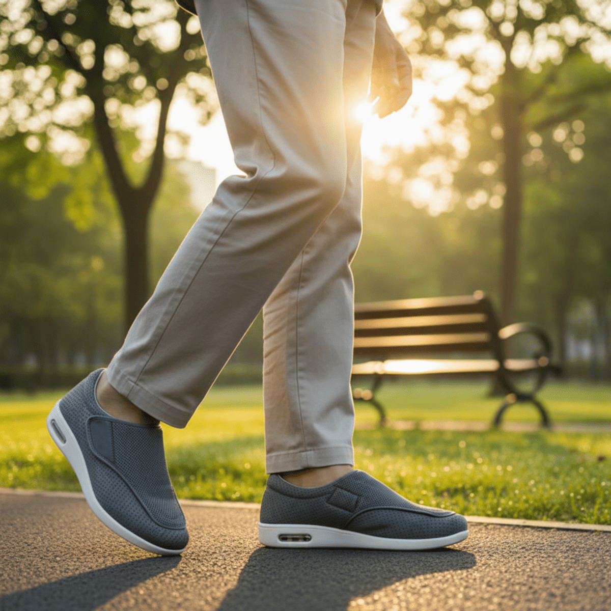 Unisex Obuwie Diabetologiczne Szerokie Piankowe Pamięcią 6