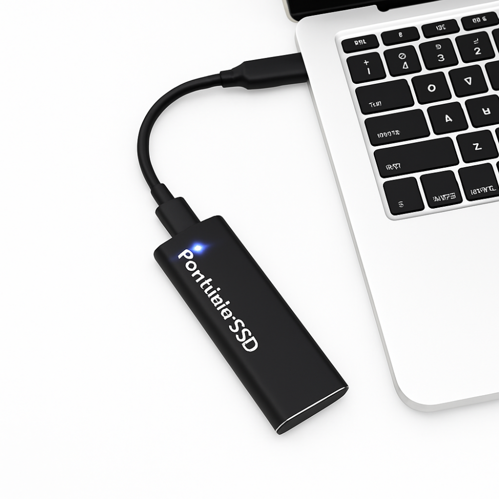 Dysk Zewnętrzny SSD USB-C 4TB Ultraprzenośny Szybki Przesył Danych