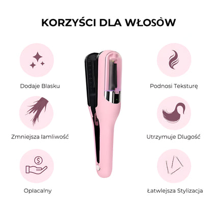 Hair Straightener with Automatic Cutting and Regeneration