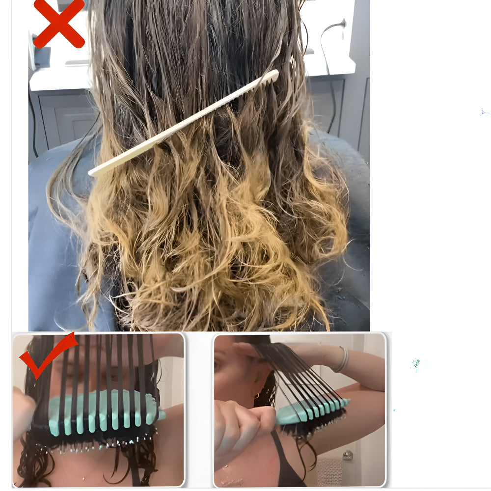 Cepillo Anticaída para Cabello para Estilizar y Definir Rizos