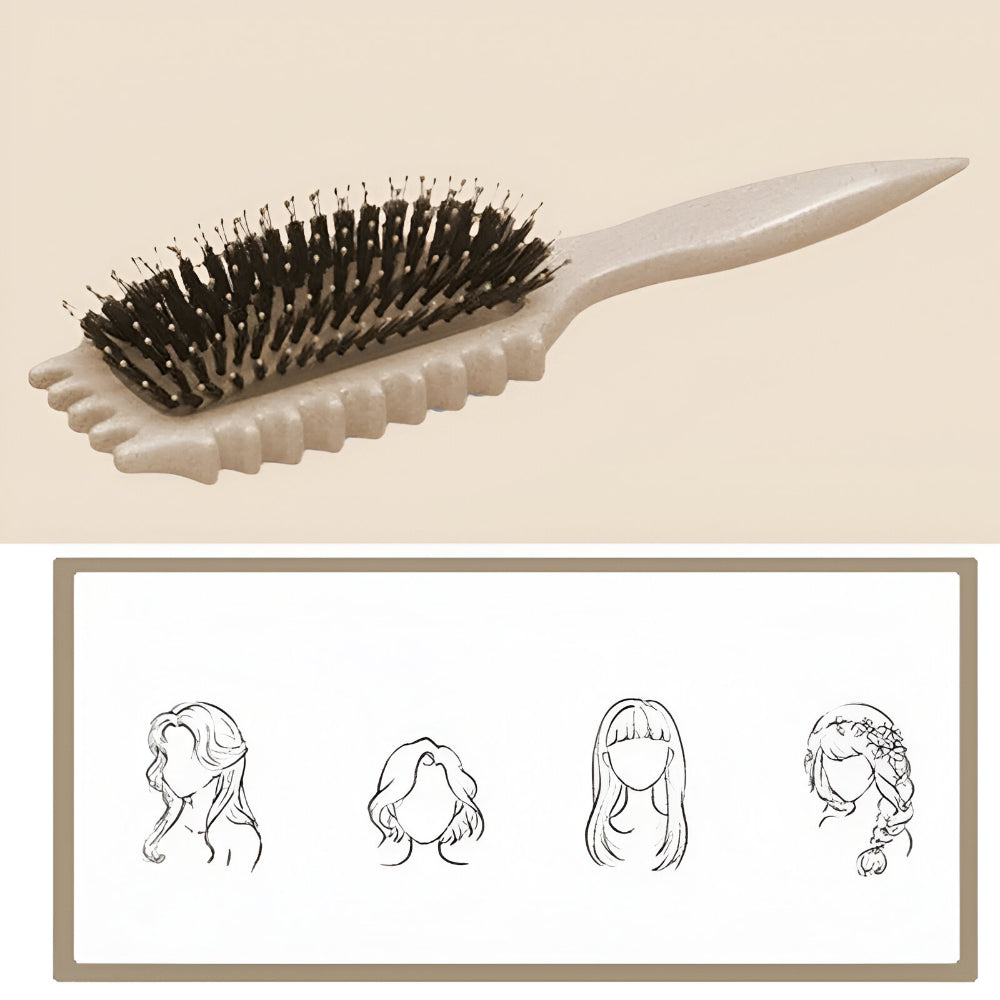 Cepillo Anticaída para Cabello para Estilizar y Definir Rizos