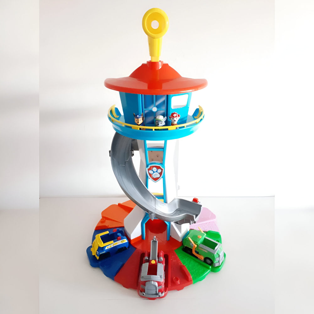 Giocattolo per Bambini Torre Scivolo Set di Macchinine