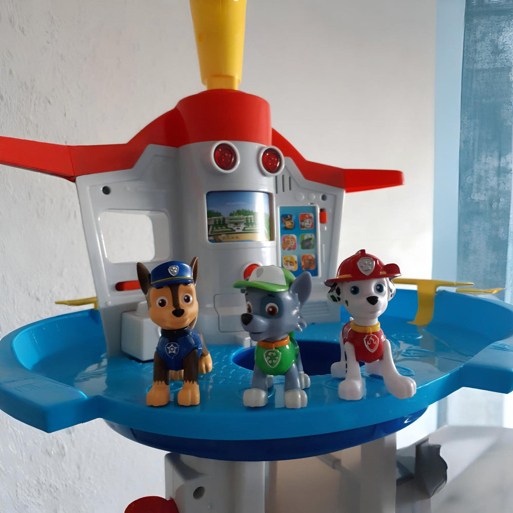 Zabawka Dziecięca Wieża Tor Samochodowy Zjeżdżalnia