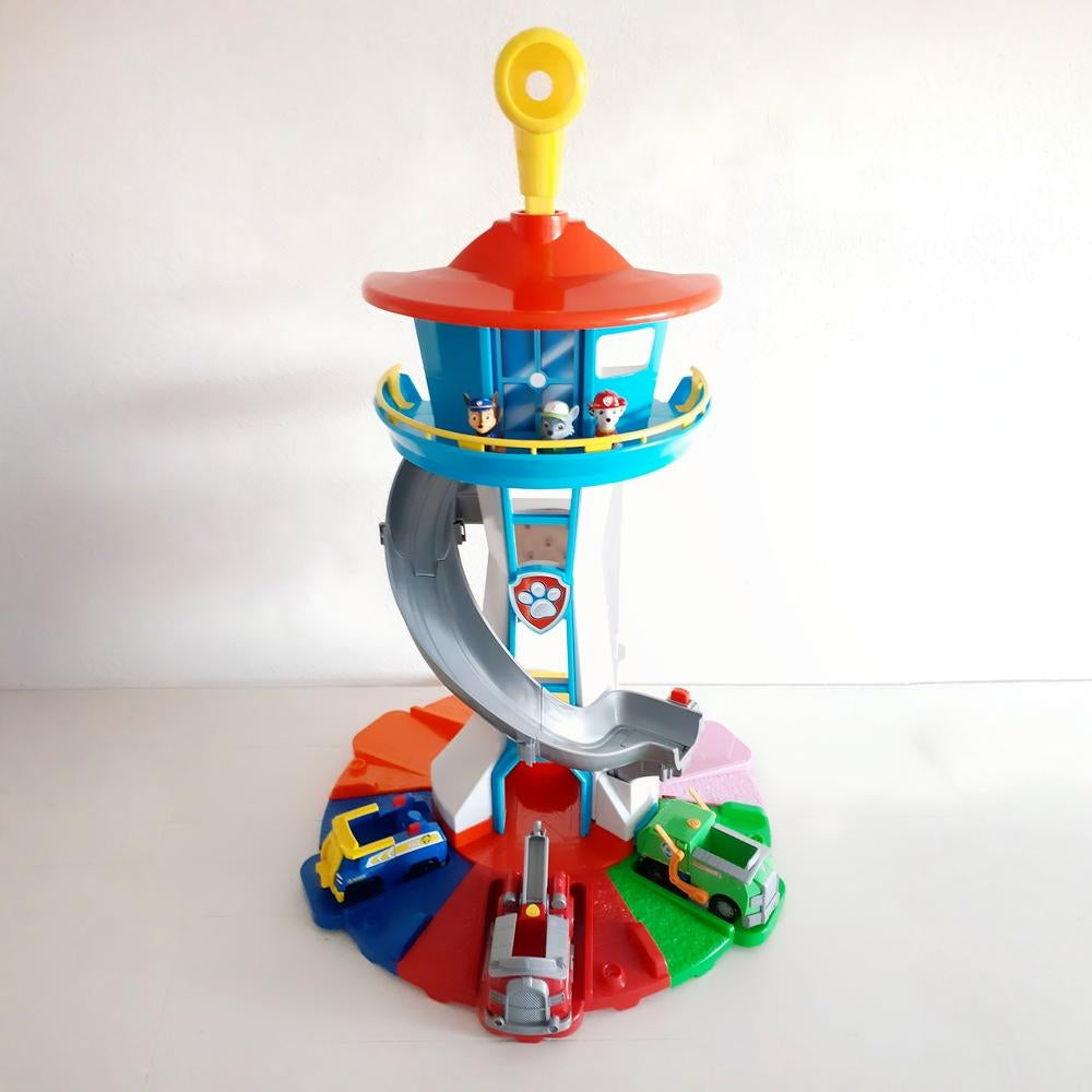 Zabawka Dziecięca Wieża Tor Samochodowy Zjeżdżalnia