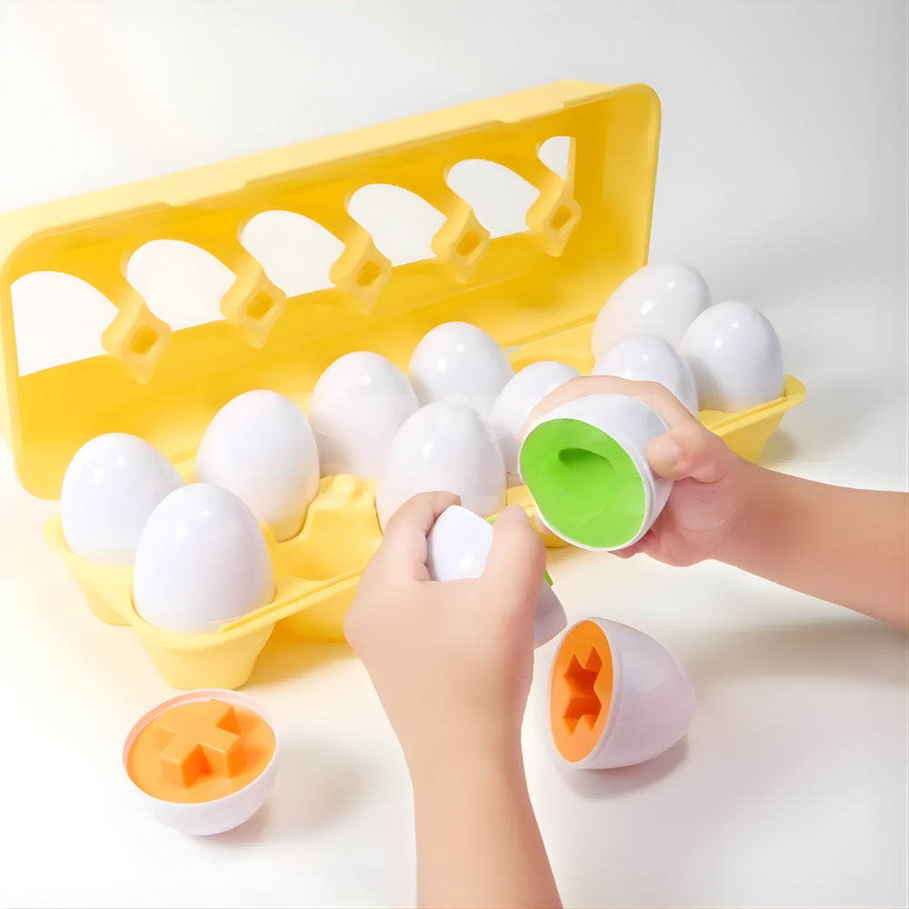 Educational Toy Eggs Shape Matching for Children