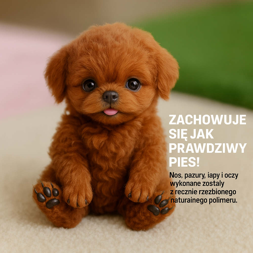 Zabawka Interaktywna Realistyczny Piesek Pluszowy Robot