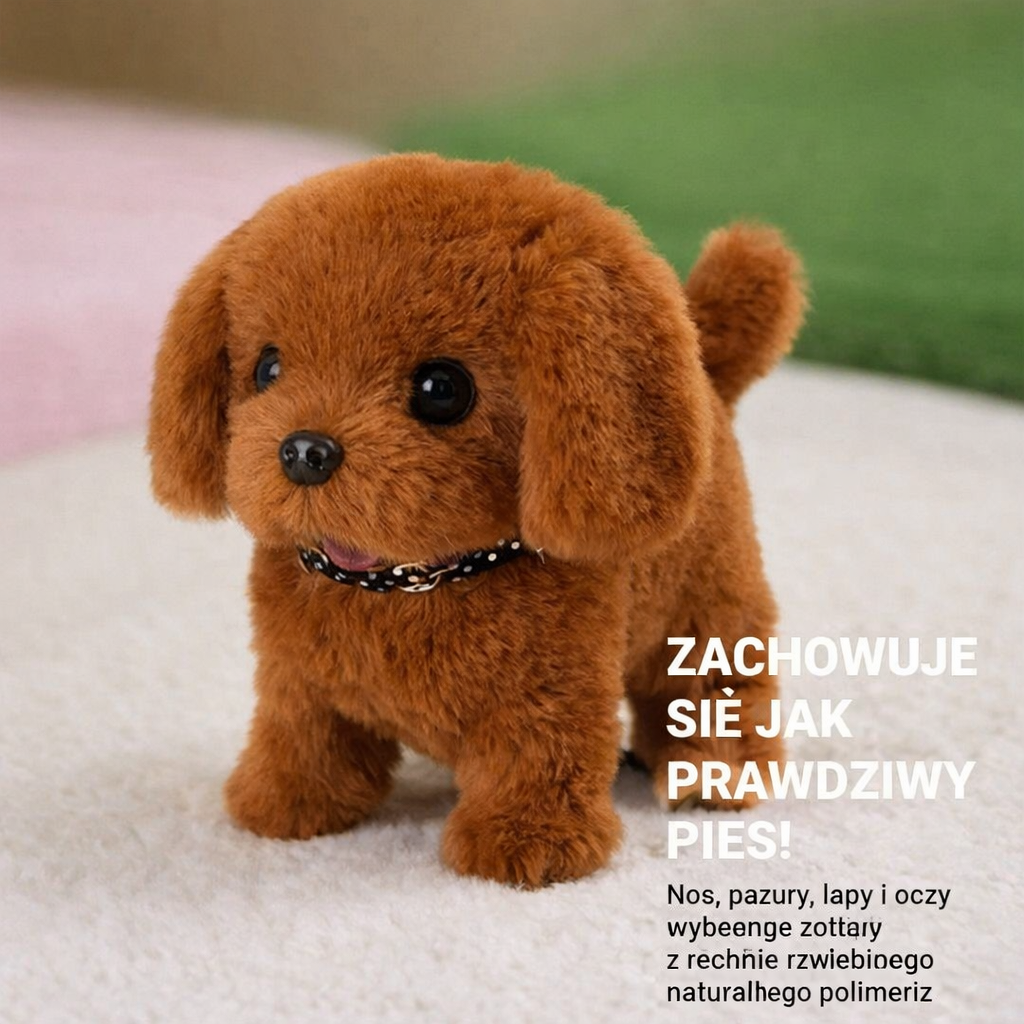 Giocattolo Interattivo Cane di Peluche Realistico Robot