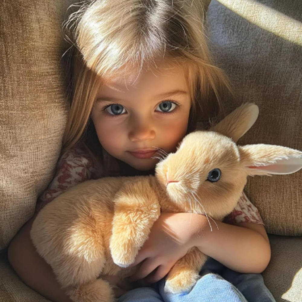 Interactive Plush Realistic Moving Rabbit Toy