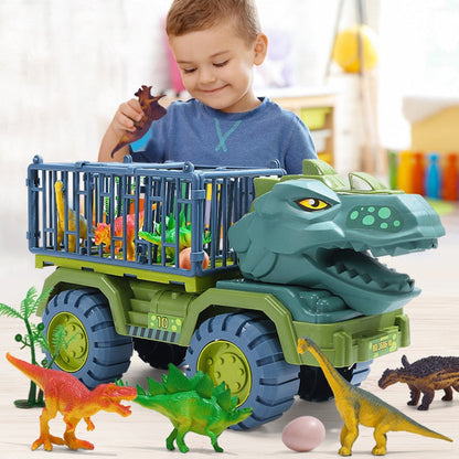 Dinosaur Truck Creative Plastic Toy Set