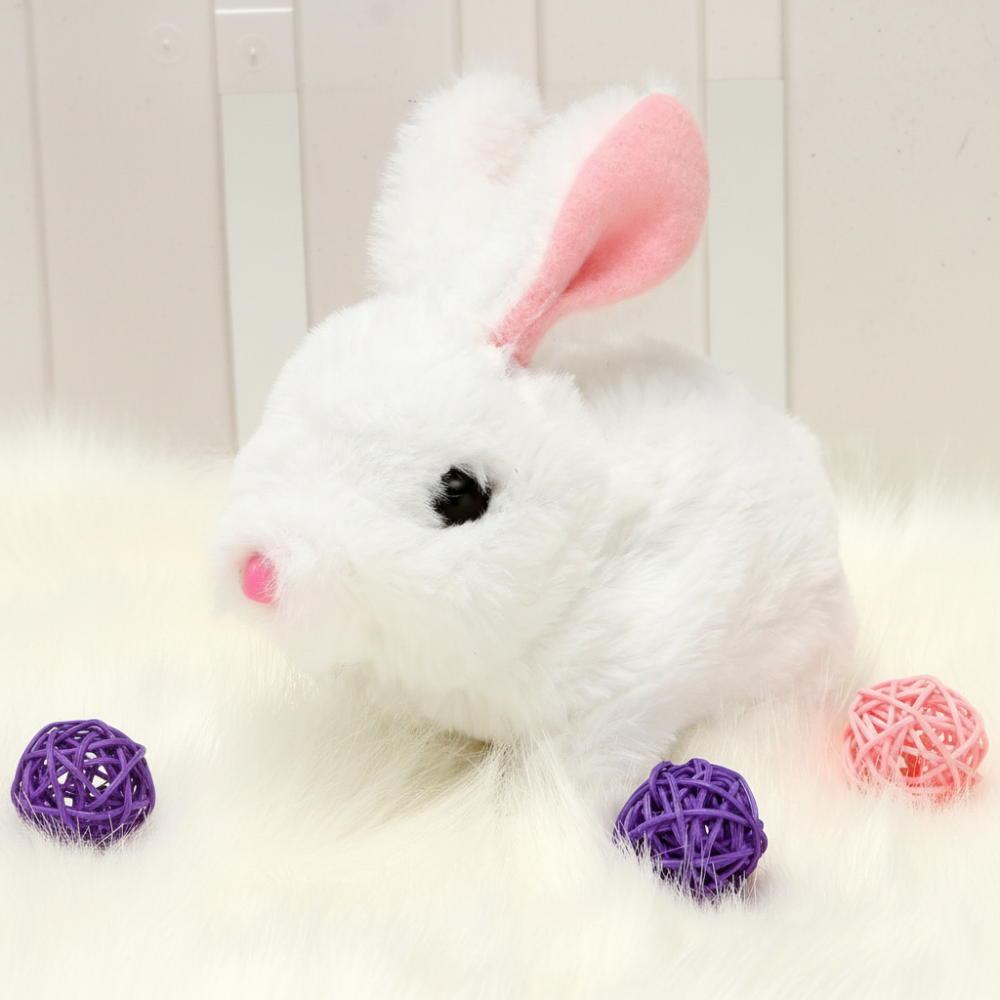 Interactive Toy Plush Rabbit Movements Sounds Children