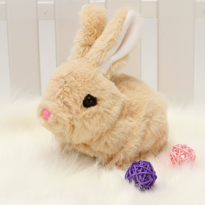 Interactive Toy Plush Rabbit Movements Sounds Children