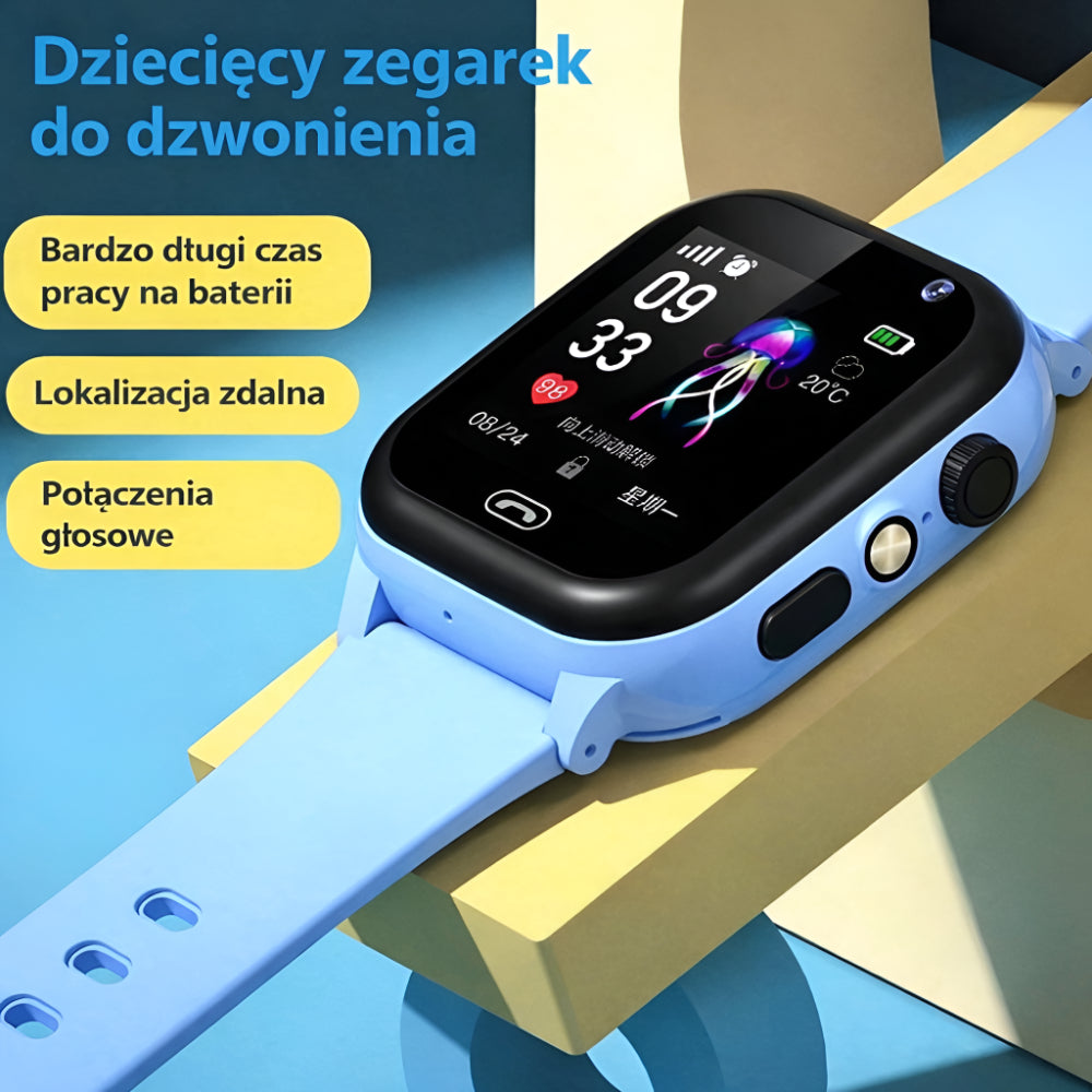 Zegarek Dziecięcy Smartwatch GPS Wideorozmowy Kamera